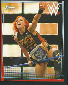 WWE Topps Road to Wrestlemania Stickers 2021 Becky Lynch No.24