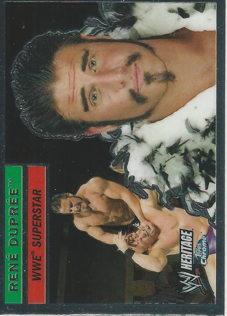 WWE Topps Chrome Heritage Trading Card Rene Dupree No.24