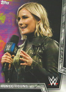 WWE Topps Women Division 2018 Trading Cards Renee Young No.24