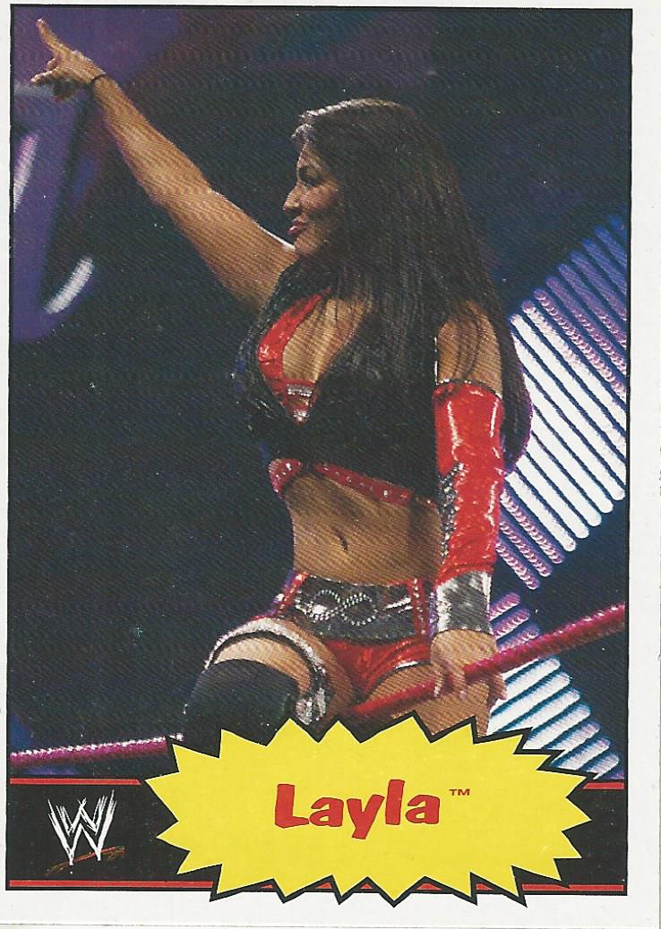 WWE Topps Heritage 2012 Trading Cards Layla No.24