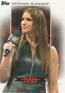 WWE Topps Women Division 2017 Trading Card Stephanie McMahon R24