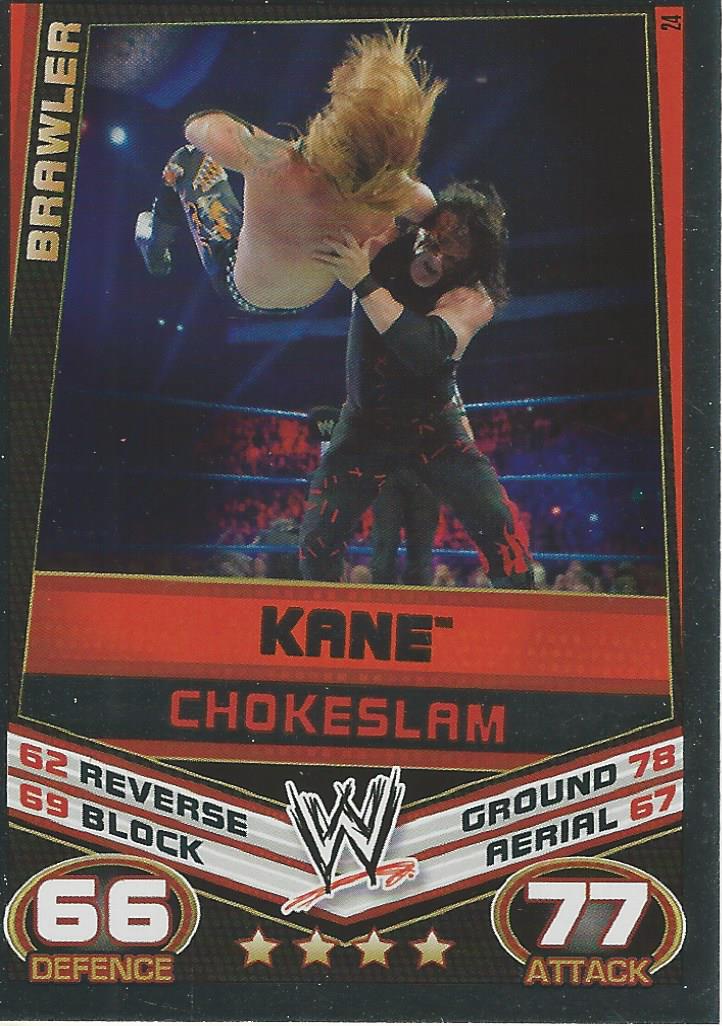 WWE Topps Slam Attax Rebellion 2012 Trading Card Kane No.24
