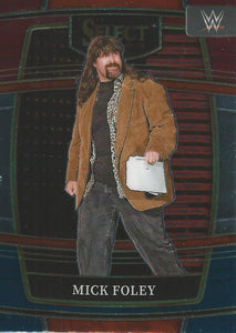 WWE Panini Select Trading Cards 2022 Red/Silver/Blue Mick Foley No.24