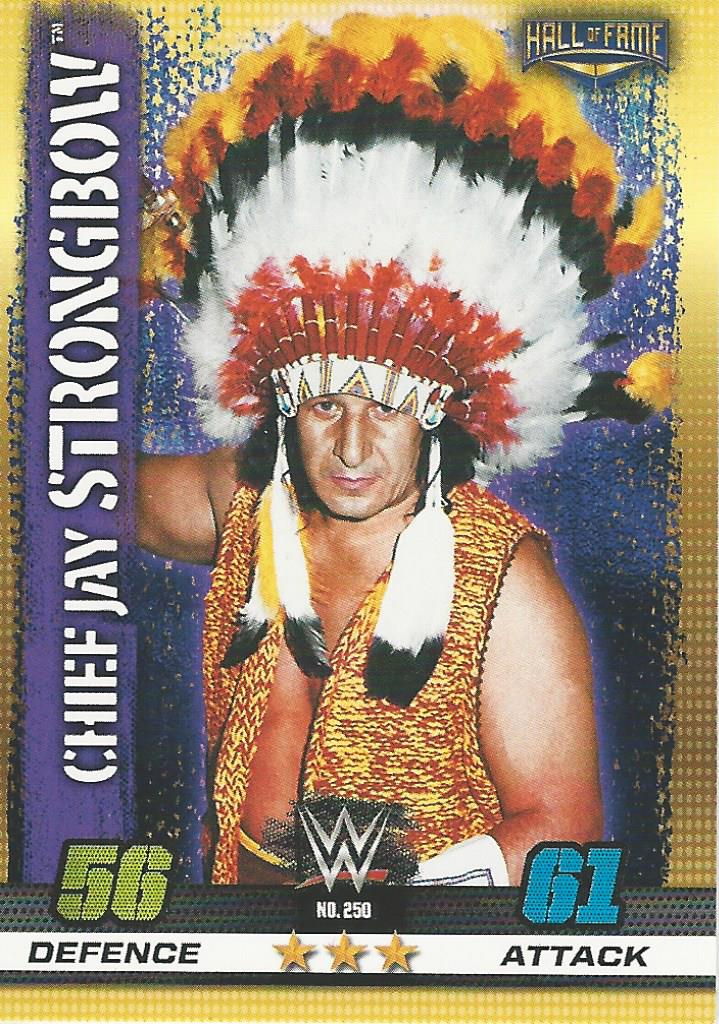 WWE Topps Slam Attax 10th Edition Trading Card 2017 Chief Jay Strongbow