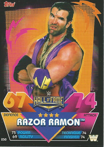 WWE Topps Slam Attax Reloaded 2020 Trading Card Razor Ramon No.250