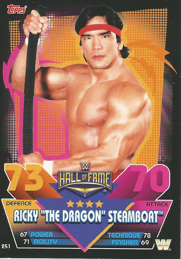 WWE Topps Slam Attax Reloaded 2020 Trading Card Ricky Steamboat No.251