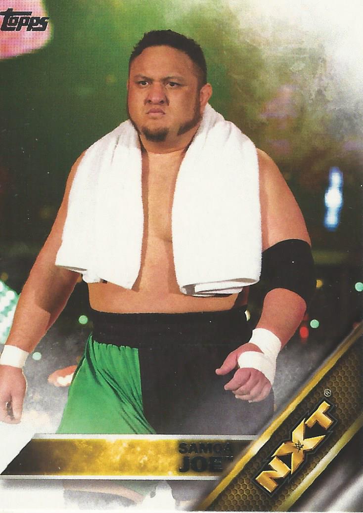 WWE Topps Then Now Forever 2016 Trading Cards Samoa Joe No.11