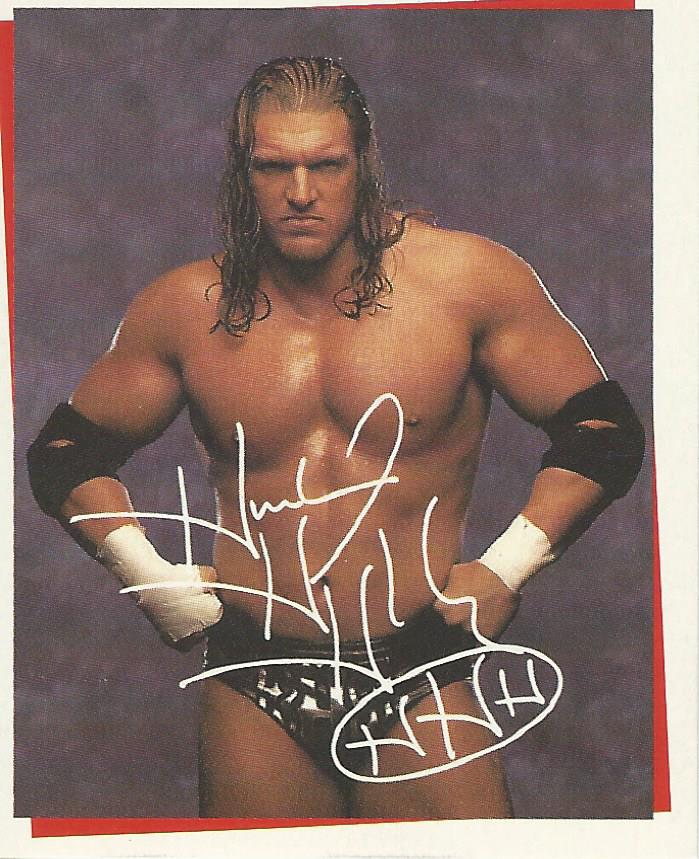 WWF Smackdown Stickers 2000 Triple H No.251