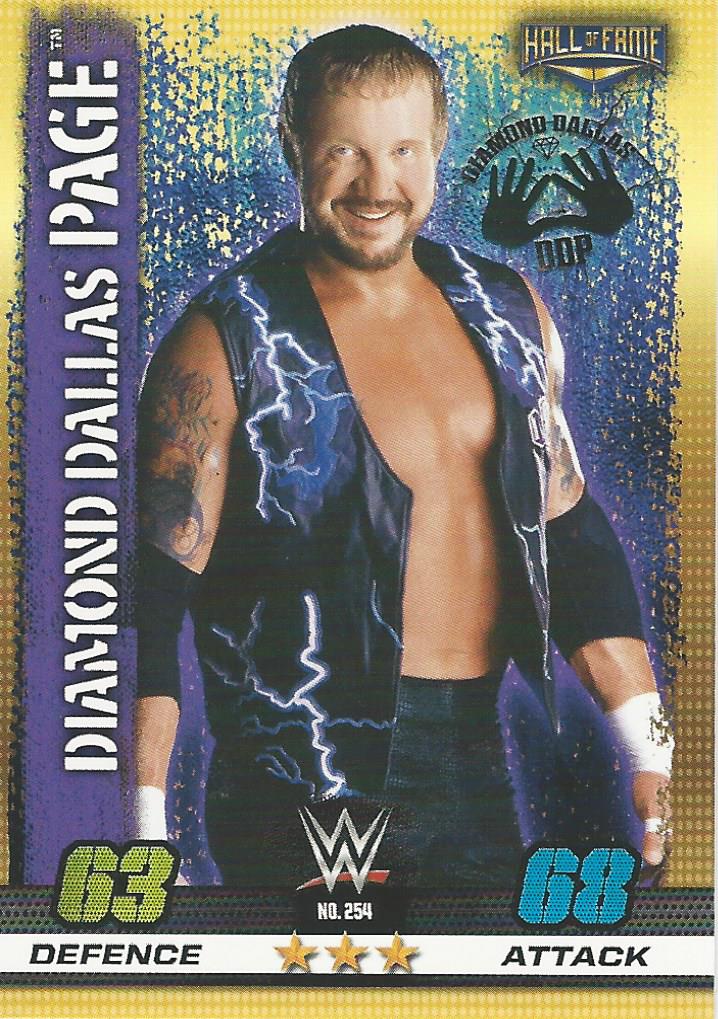 WWE Topps Slam Attax 10th Edition Trading Card 2017 DDP Diamond Dallas Page No.254