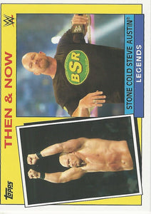 WWE Topps Heritage 2015 Trading Card Stone Cold Steve Austin 25 of 30