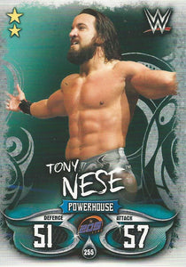 WWE Topps Slam Attax Live 2018 Trading Card Tony Nese No.255