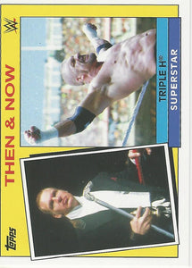 WWE Topps Heritage 2015 Trading Card Triple H 26 of 30