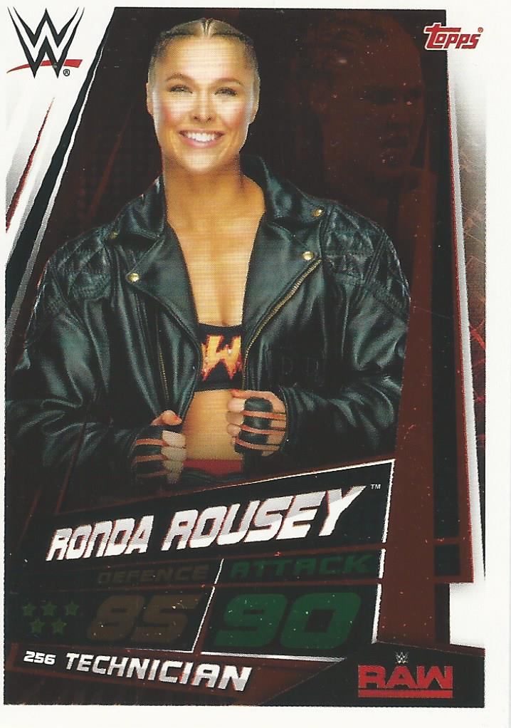 WWE Topps Slam Attax Universe 2019 Trading Card Ronda Rousey No.256