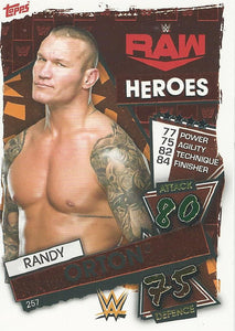 WWE Topps Slam Attax 2021 Trading Card Randy Orton No.257