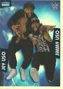 WWE Panini 2022 Sticker Collection The Usos Foil No.258