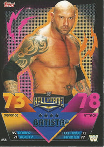 WWE Topps Slam Attax Reloaded 2020 Trading Card Batista No.258