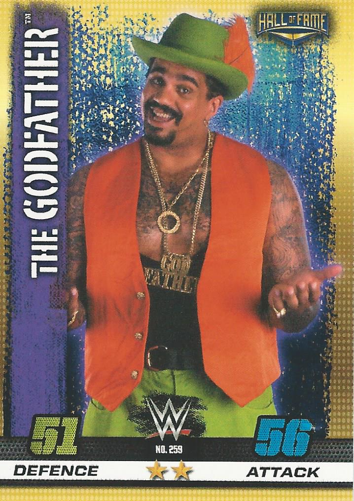 WWE Topps Slam Attax 10th Edition Trading Card 2017 The Godfather No.259