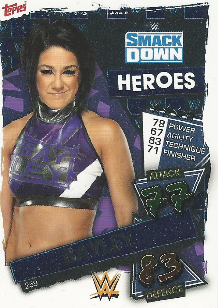 WWE Topps Slam Attax 2021 Trading Card Bayley No.259