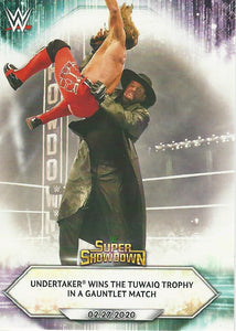 WWE Topps 2021 Trading Cards Undertaker No.25