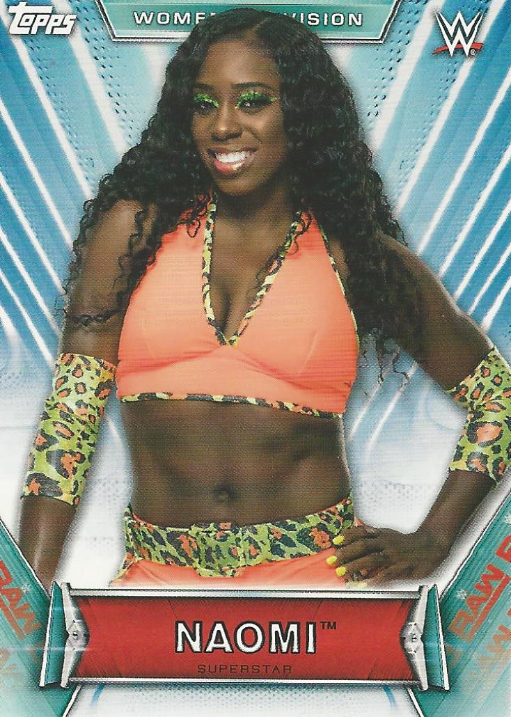 WWE Topps Women Division 2019 Trading Card Naomi No.25