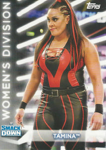 WWE Topps Women Division 2021 Trading Card Tamina RC-25