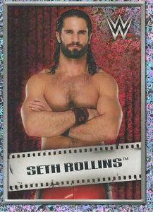 WWE Topps 2018 Stickers Seth Rollins Foil No.25