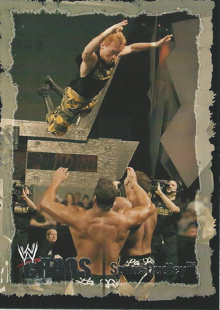 WWE Fleer Chaos Trading Card 2004 Spike Dudley No.25