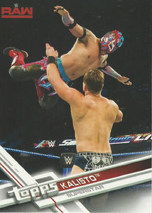 WWE Topps Then Now Forever 2017 Trading Card Kalisto No.125