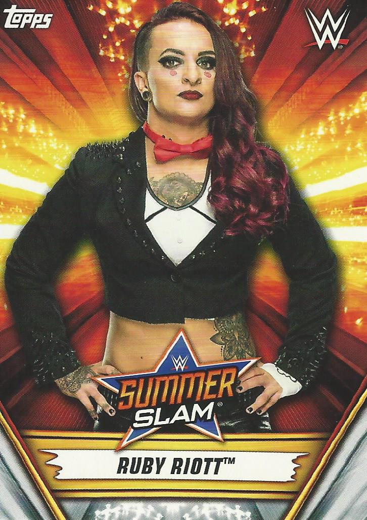 WWE Topps Summerslam 2019 Trading Card Ruby Riott No.25