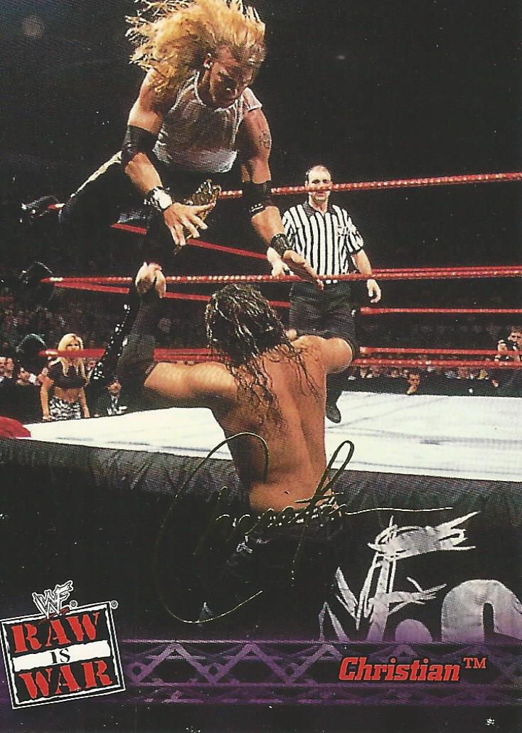 WWF Fleer Raw 2001 Trading Cards Christian No.25