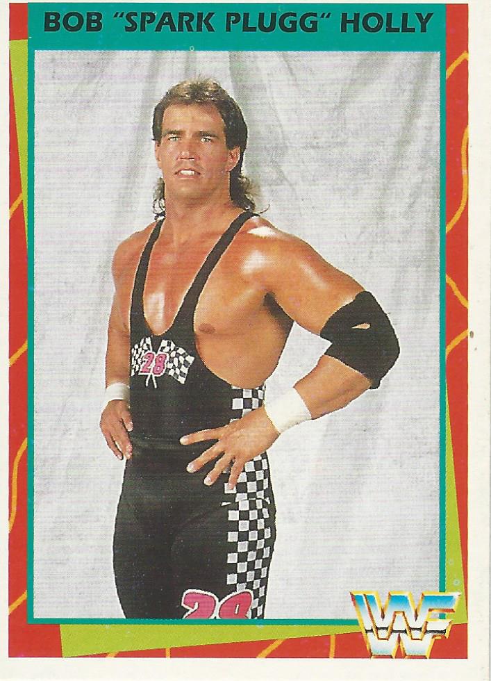 WWF Merlin Trading Card 1995 Bob Holly No.25