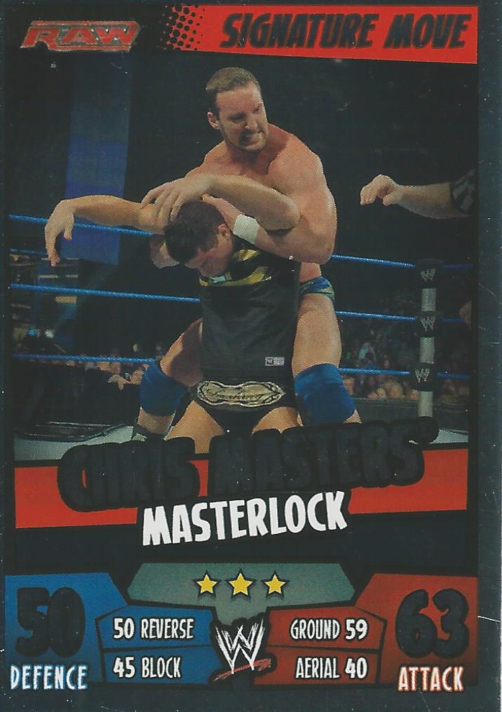 WWE Topps Slam Attax Rumble 2011 Trading Card Chris Masters No.25