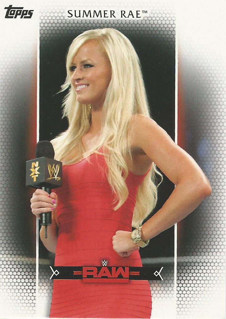 WWE Topps Women Division 2017 Trading Card Summer Rae R25