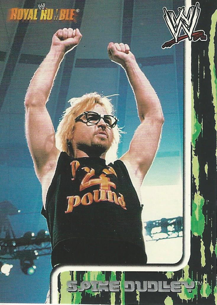 WWE Fleer Royal Rumble 2002 Trading Cards Spike Dudley No.25