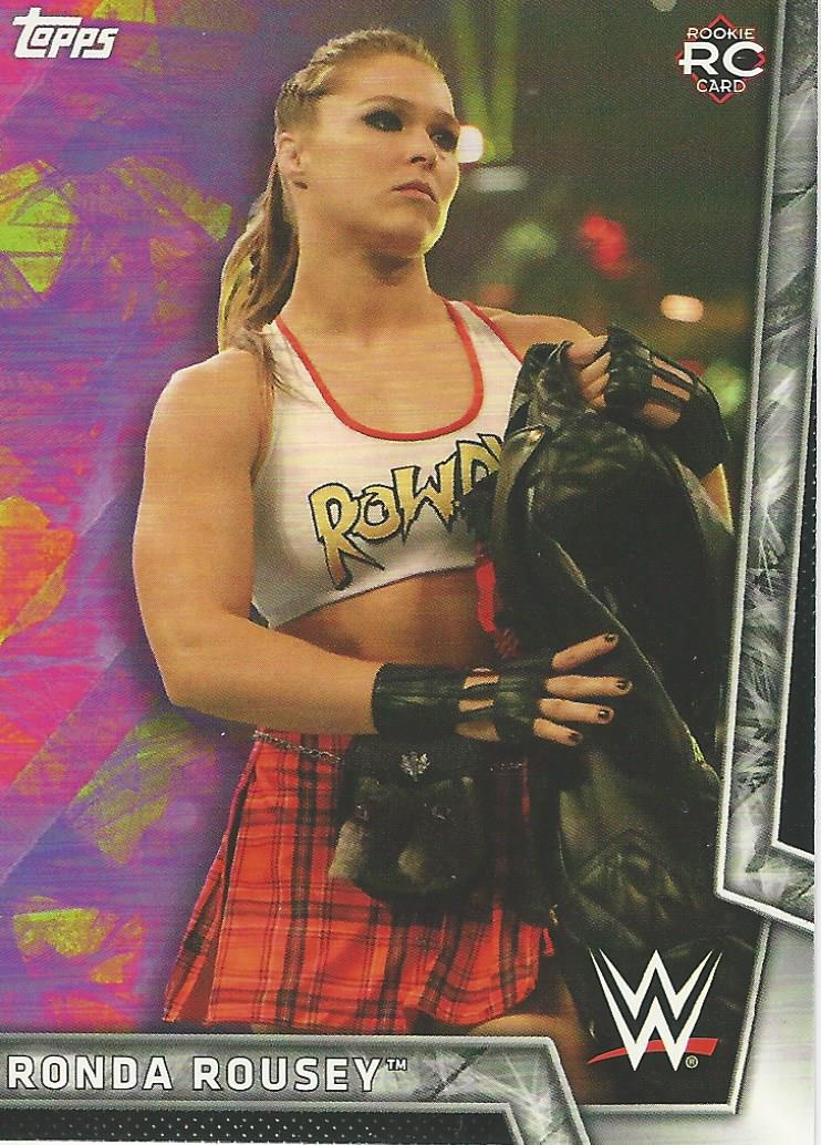 WWE Topps Women Division 2018 Trading Cards Ronda Rousey No.25