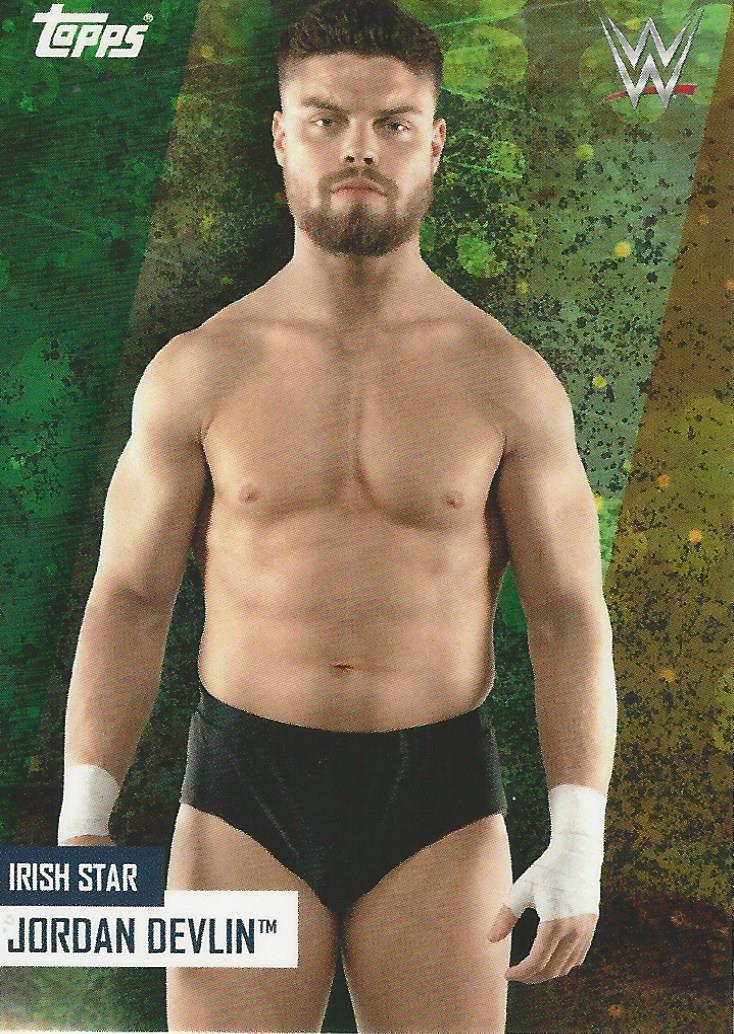 WWE Topps Best of British 2021 Trading Card Jordan Devlin