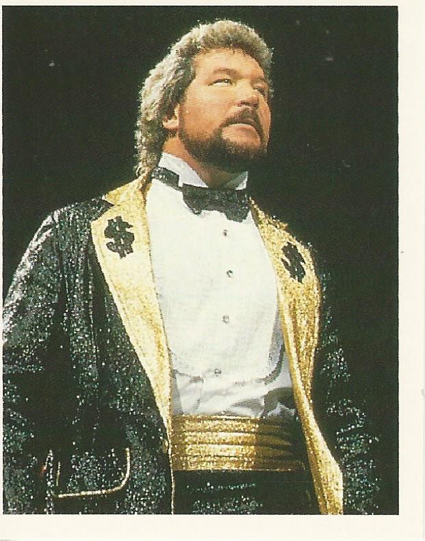 WWF Merlin Stickers 1992 Million Dollar Man Ted Dibiase No.25