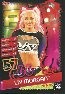 WWE Topps Slam Attax Reloaded 2020 Trading Card Liv Morgan No.25