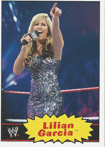 WWE Topps Heritage 2012 Trading Cards Lilian Garcia No.25