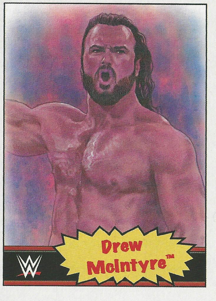 WWE Topps Living Set Trading Cards 2021 Drew McIntyre No.25