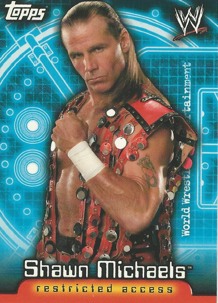 WWE Topps Insider 2006 Trading Cards US Shawn Michaels No.25