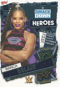 WWE Topps Slam Attax 2021 Trading Card Bianca Belair No.260