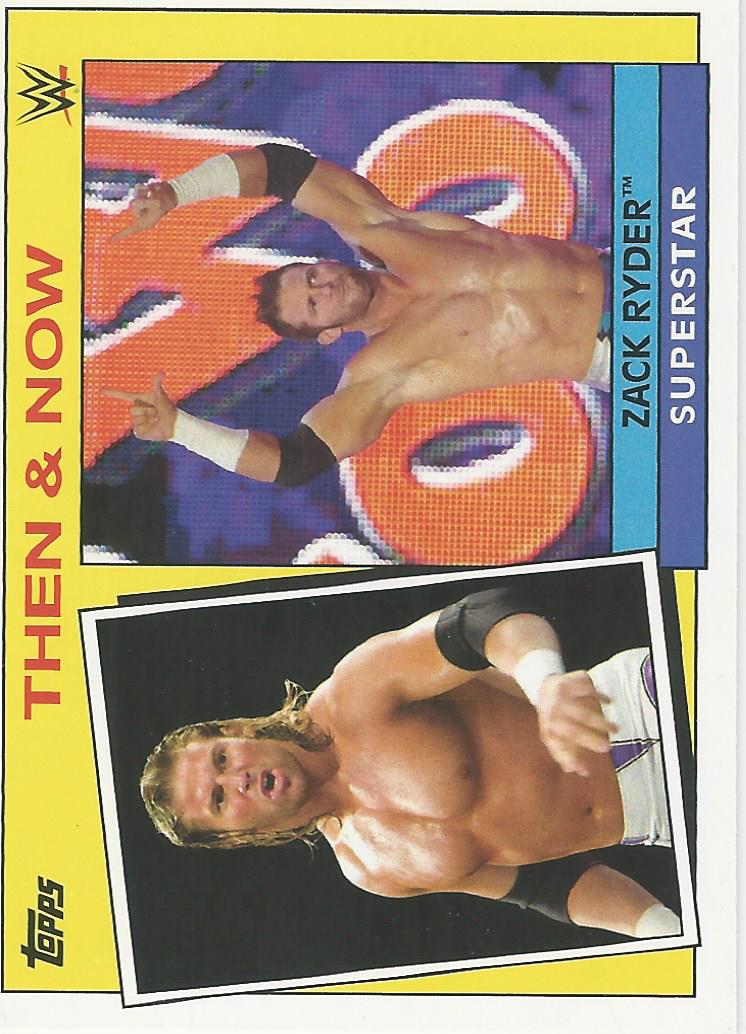 WWE Topps Heritage 2015 Trading Card Zack Ryder 30 of 30