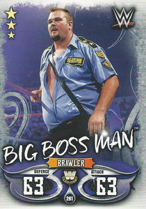 WWE Topps Slam Attax Live 2018 Trading Card Big Boss Man No.261