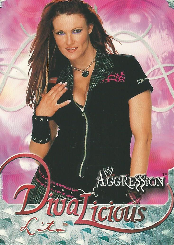 WWE Fleer Aggression Trading Cards 2003 Lita No.81