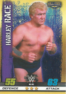 WWE Topps Slam Attax 10th Edition Trading Card 2017 Harley Race No.261