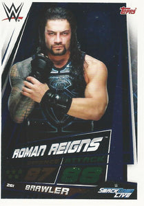 WWE Topps Slam Attax Universe 2019 Trading Card Roman Reigns No.261