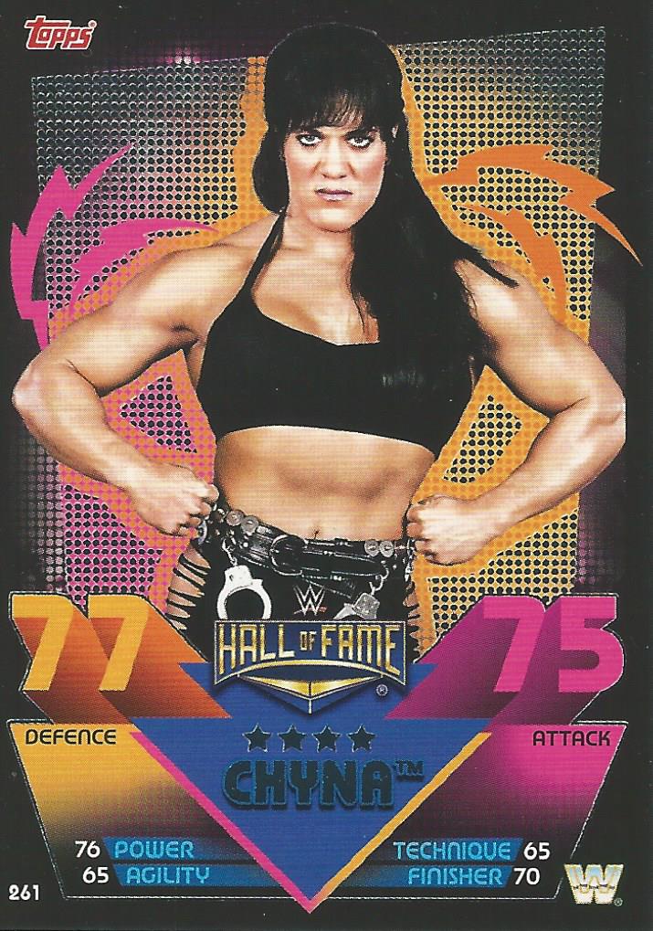 WWE Topps Slam Attax Reloaded 2020 Trading Card Chyna No.261