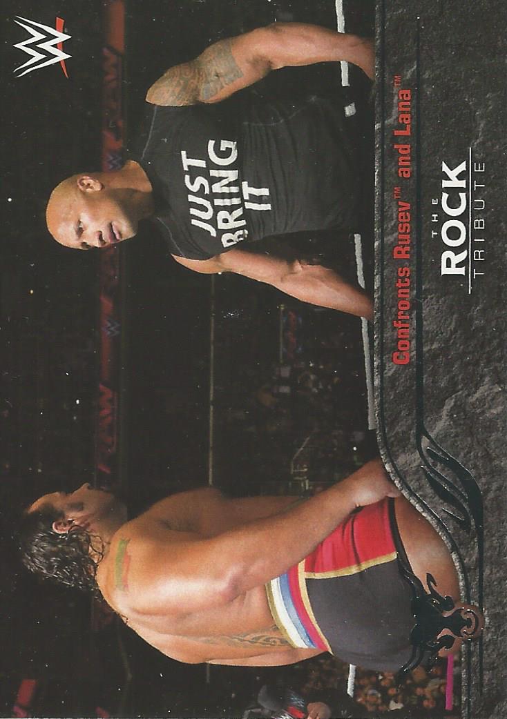 WWE Topps Then Now Forever 2016 Trading Cards The Rock 37 of 40