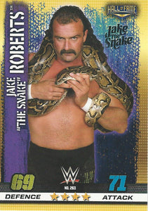 WWE Topps Slam Attax 10th Edition Trading Card 2017 Jake the Snake Roberts No.263